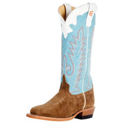 Kids Coyote Sand Vamp Sky Blue Sensation Cowboy Boot