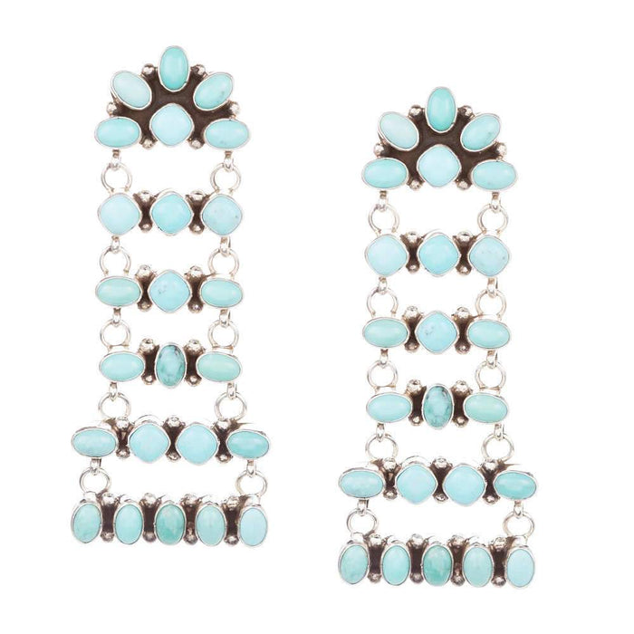 Campitos Turquoise Chandelier Earrings