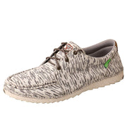 Men's Zero-X White Gray Lace Up Casual Shoe