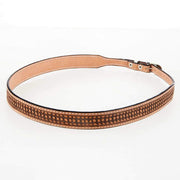 Leather Basket Weave Hat Band Hat Accessories