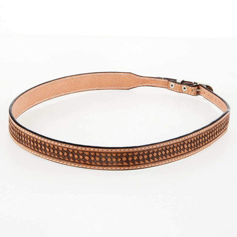 Leather Basket Weave Hat Band Hat Accessories