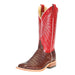 Men's Anderson Bean Tobac Caiman 13" Red Tristan Kidskin Top Cowboy Boot