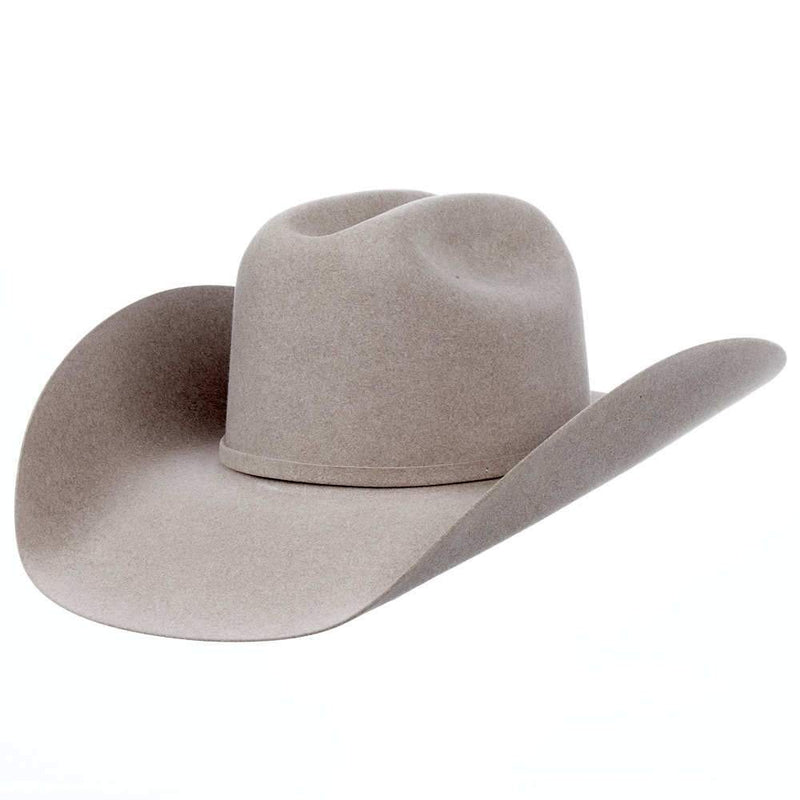 AHC 40X Rancher Crease Natural 4 1/2" Brim Felt Cowboy Hat