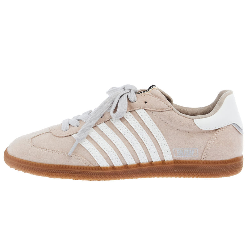 Shu Shop Women's Stevie Beige Suede Sneaker