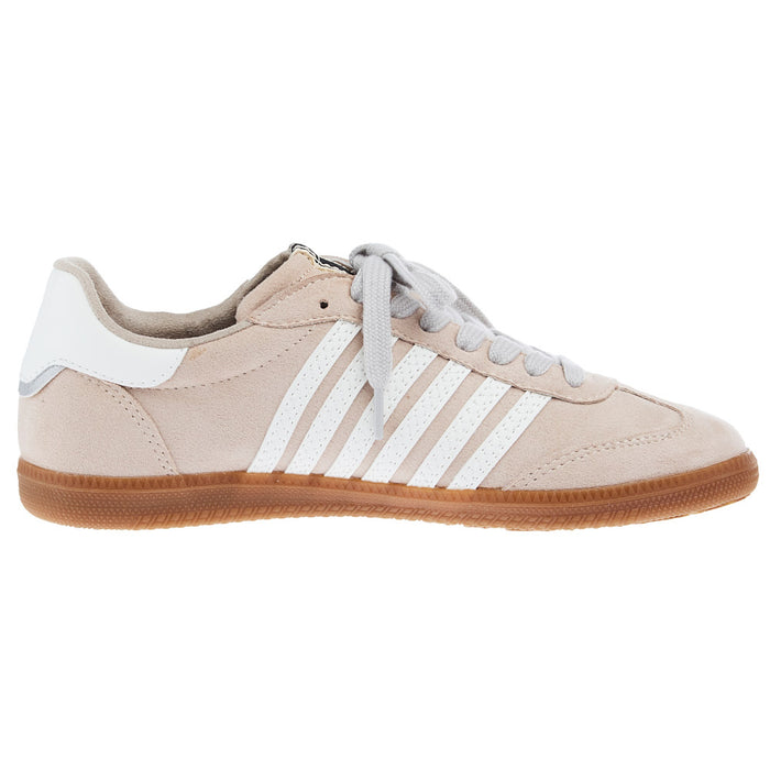Shu Shop Women's Stevie Beige Suede Sneaker