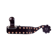 Brown Youth Spurs with Copper Dots