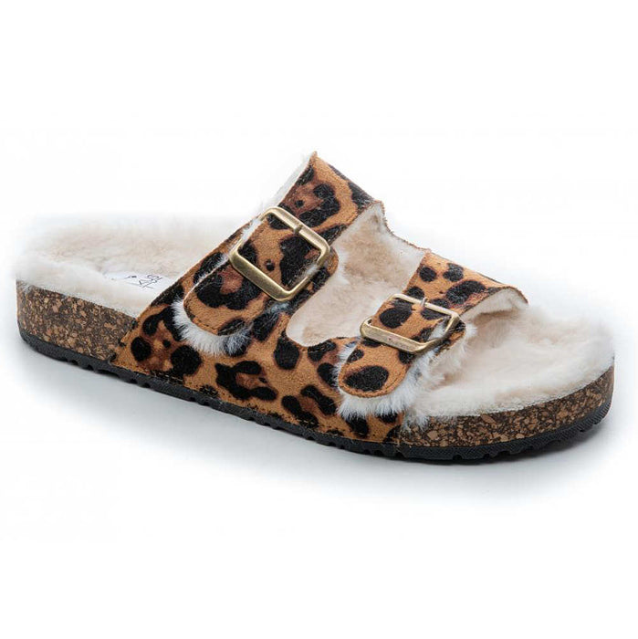 Womens Laid Back Leopard Sandal