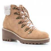 Womens Squad Cognac Lace up