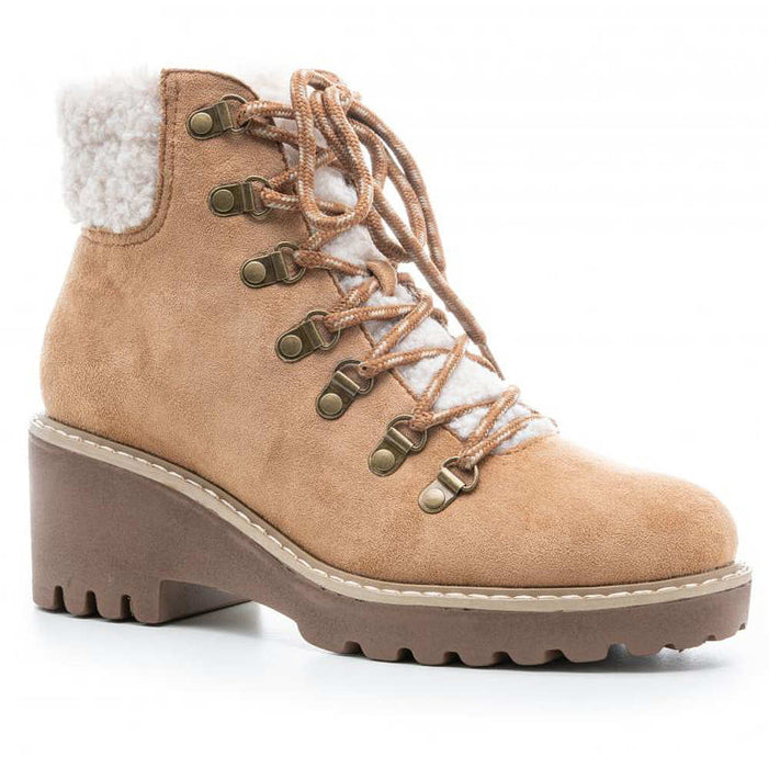 Womens Squad Cognac Lace up