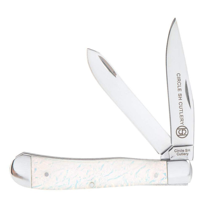 Circle SH Pink Colored Morph Trapper Knife CSH-15
