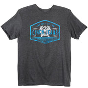 Men's Heather Black Graphic T-Shirt
