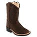 Toddler Brown on Brown Square Toe Cowboy Boot