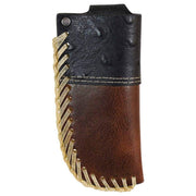 JUSTIN KNIFE SHEATH BROWN W/RAWHIDE 2122490K8