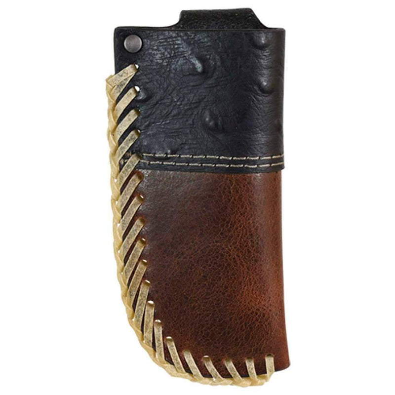 JUSTIN KNIFE SHEATH BROWN W/RAWHIDE 2122490K8