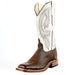 Men's Ride Ready Antique Saddle Smooth Ostrich 13" Lucious Bone Top Boot