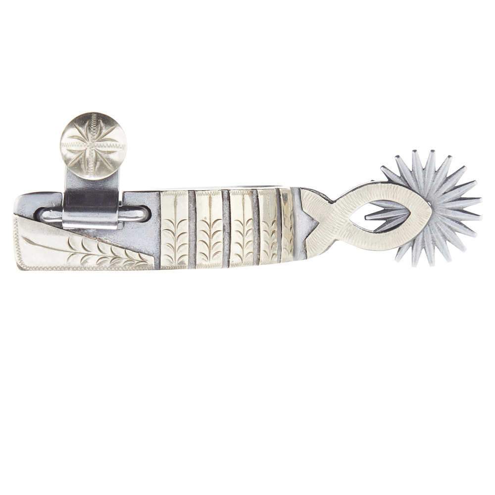 Cowpuncher Bit & Spur Company Silver Mounted Chihuahua Spurs