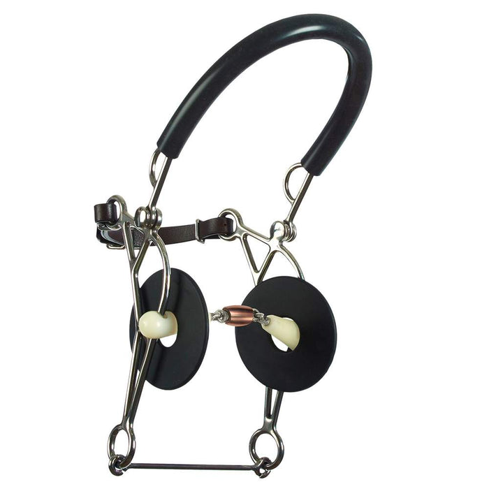 Copper Roller Hackamore Bit