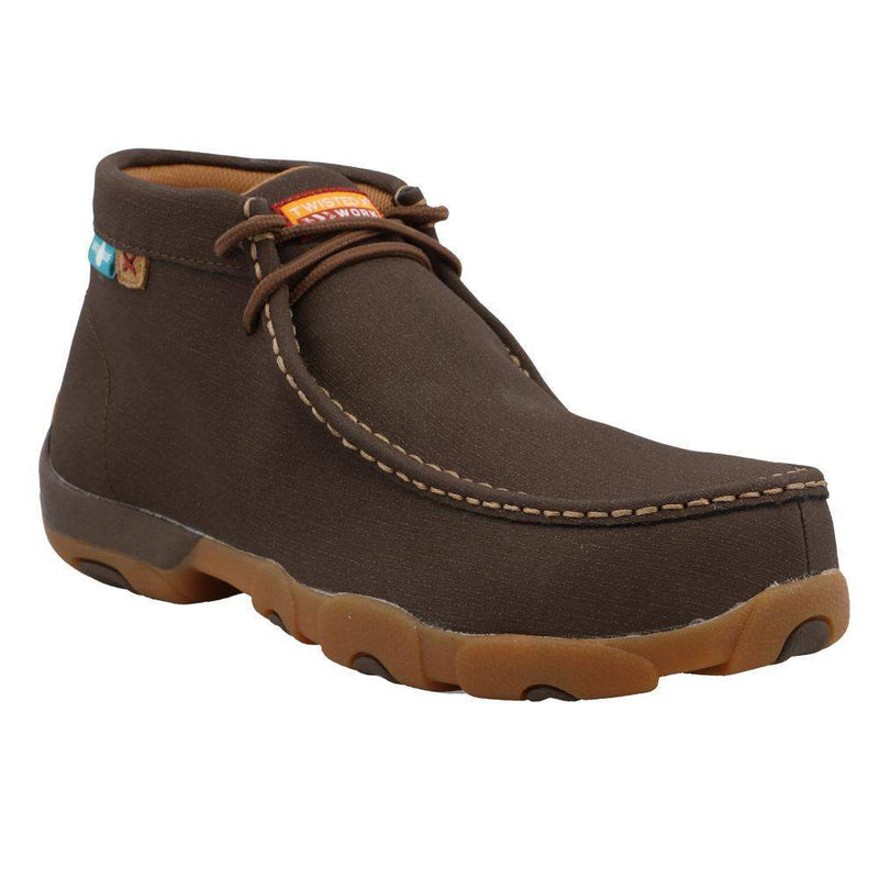 Twisted X Men`s Chocolate Duratwx Nano Toe Driving Moc