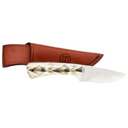 Circle SH Snake Skin Pattern Fixed Blade w/Sheath OK318