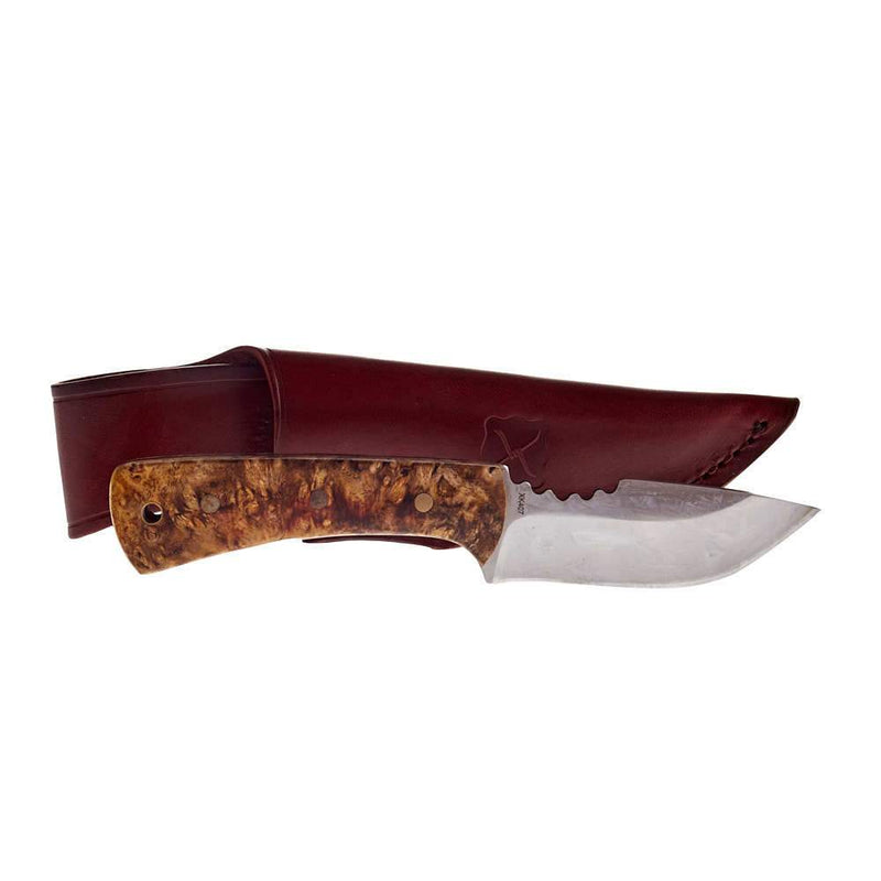 Twisted X Fixed Blade Rosewood Knife w/Sheath XK407