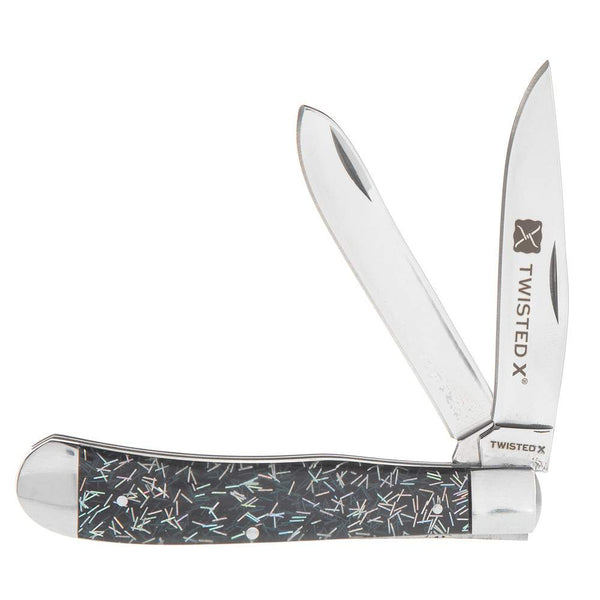 Western Fashion Twisted X Black Fireworks Trapper XK-409 — NRS