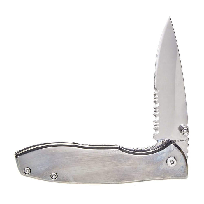 Circle SH Stainless Steel Roping Knife w/Clip CSH-573SS