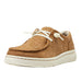 Women's Tan Floral Embossed Hilo