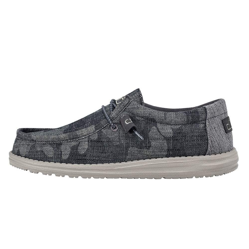 Hey Dude Men's Wally Camo Tweed
