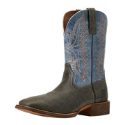 Men`s Grey/Blue Sport Square Toe Western Boot
