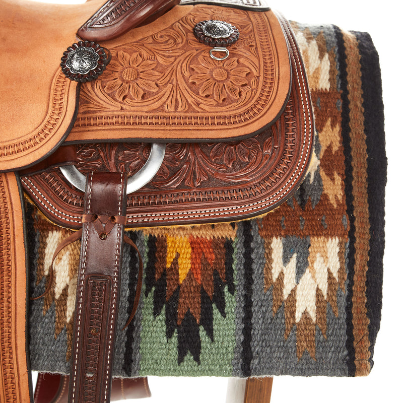 Mayatex Sandhill 36x34 New Zealand Wool Saddle Blanket