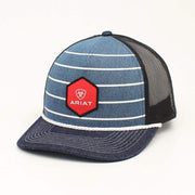 Ariat Men's Denim Striped Logo Cap
