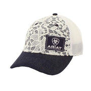 Ariat Women's Denim Blue and Lace Mesh Cap