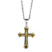 Men's Cross Rope Chain Necklace