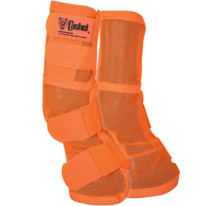 Orange Fly Guard Horse Fly Boots