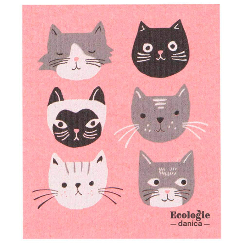 Now Designs Cats Meow Ecologie Swedish Sponge Cloth