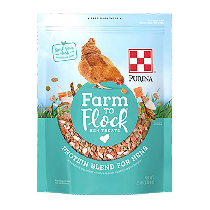 Purina Animal Nutrition Farm to Flock Hen Treats Protein Blend 2lb Bag