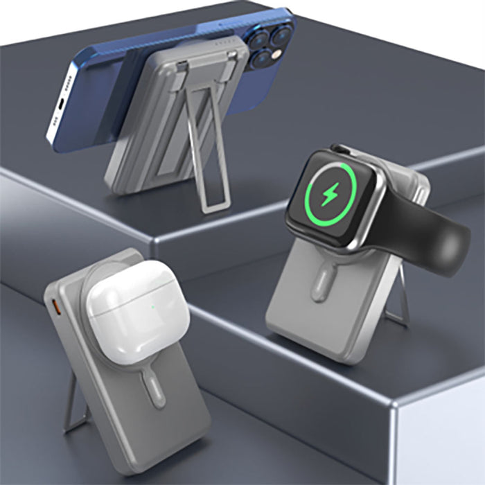 Trendz Mart Grey PB 5-in-1 Charger