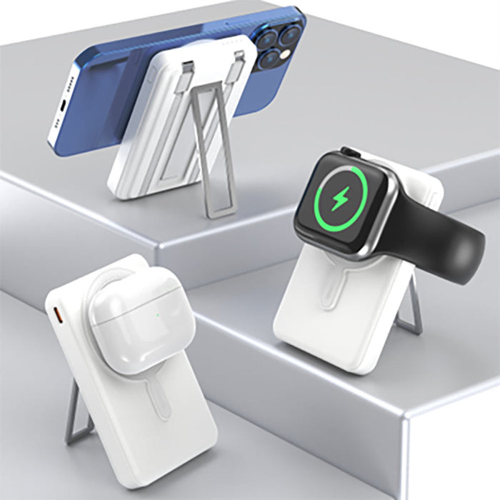 Trendz Mart White PB 5-in-1 Charger