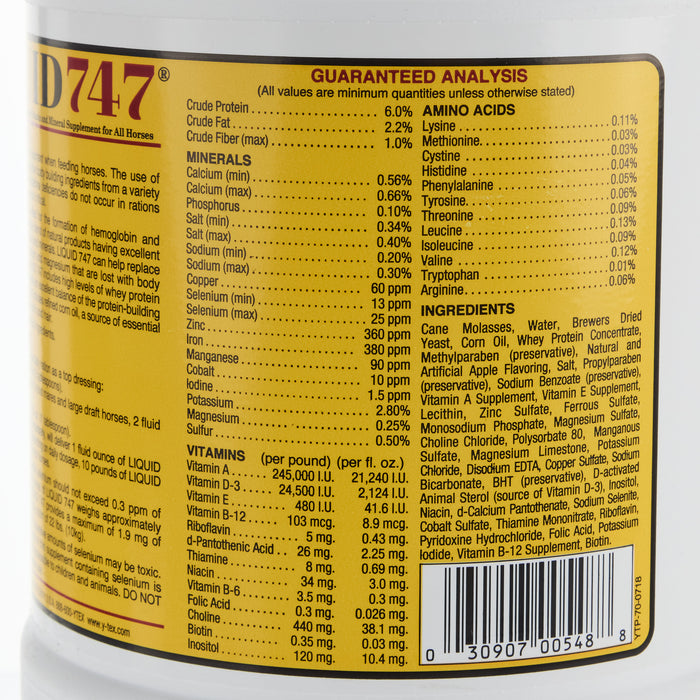 Y-Tex Corp Tuttle's Liquid 747 Feed Supplement