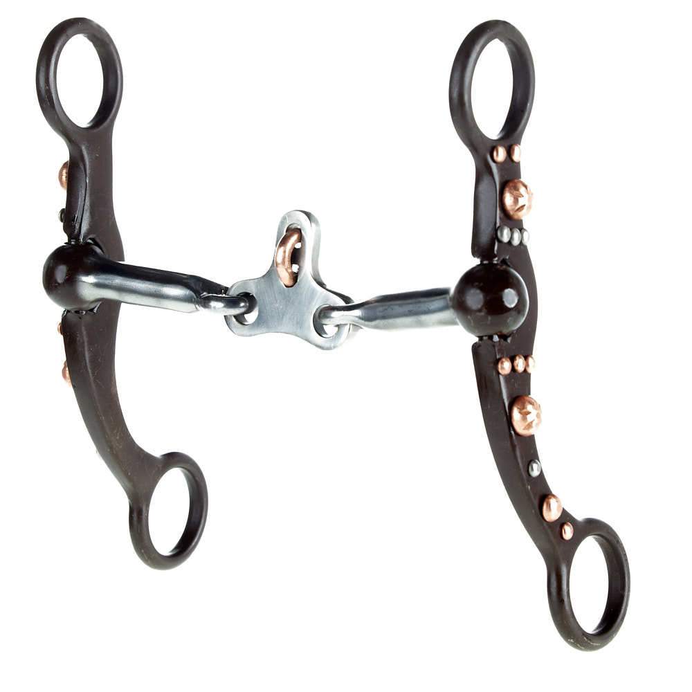 NRS Antique Brown Floating Spade Bit with Copper Dots