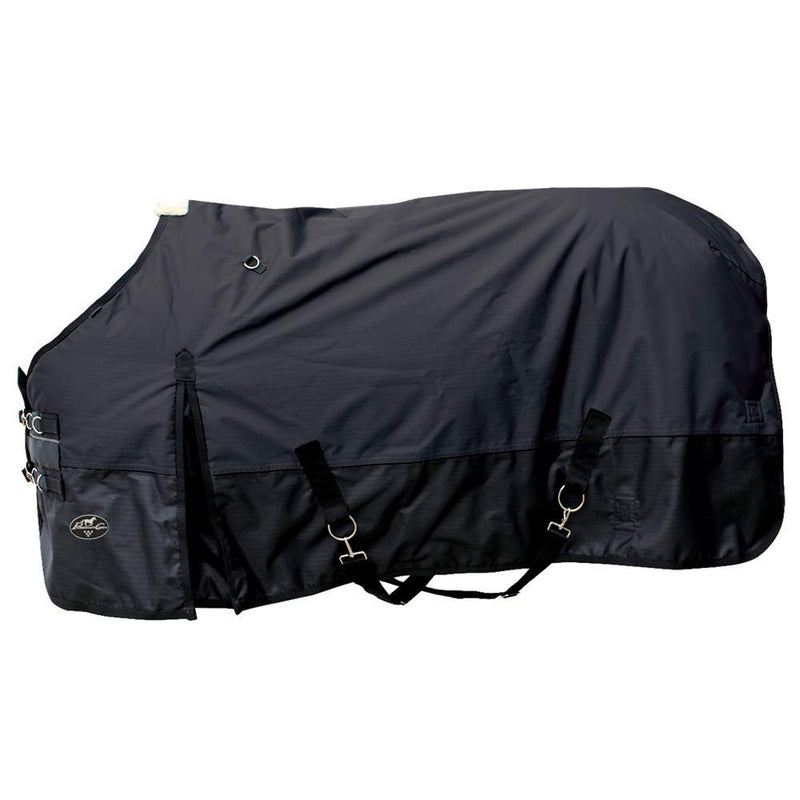 Black 1200D Mini Horse Winter Blanket