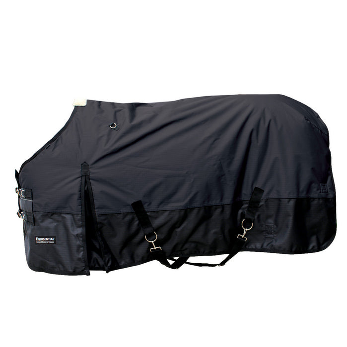 Professional's Black Mini Horse Equisential 600D Winter Blanket