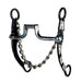 Hinged Port Bit with German Silver Bars