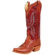 Rios Of Mercedes Men's Tan Bison 14in. Red Explosion Top Cutter Toe Boot