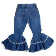 Girls Cowgirl Hardware Toddler Flare Jeans