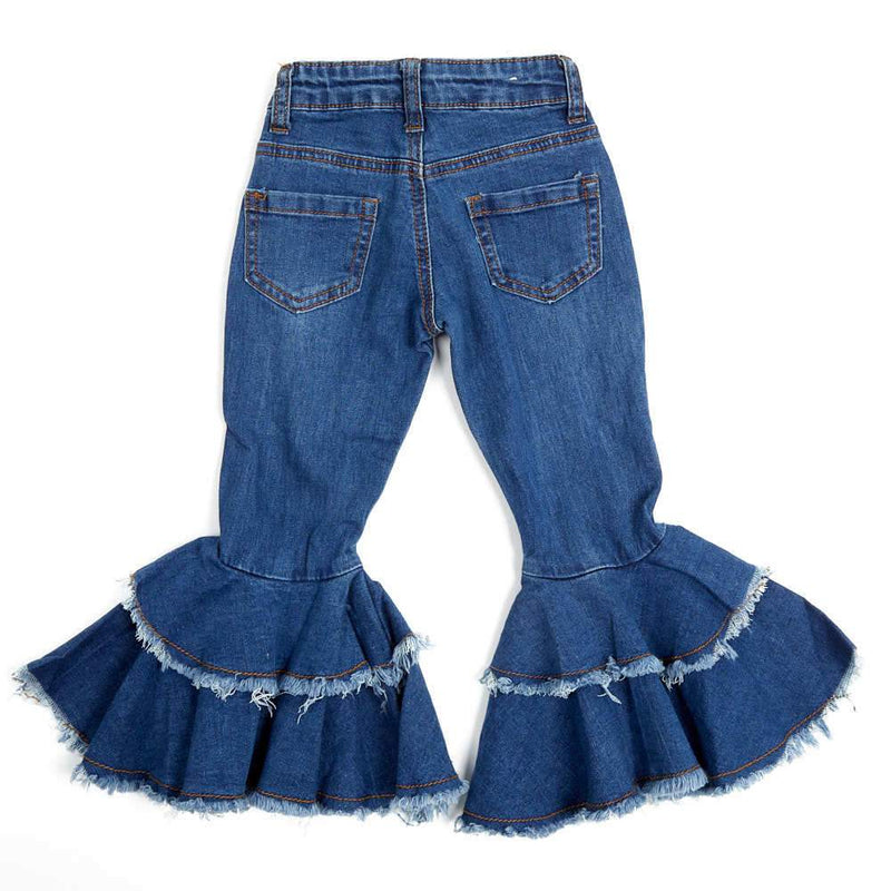 Girls Cowgirl Hardware Toddler Flare Jeans