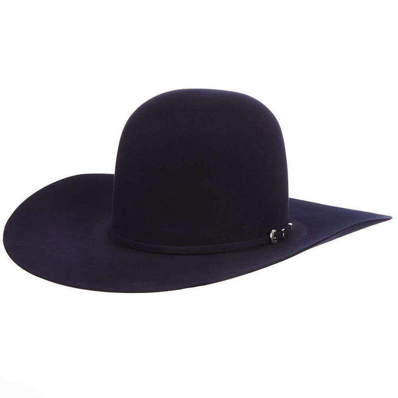 10X Sapphire 4 1/2" Brim Self Band Open Crown Felt Cowboy Hat