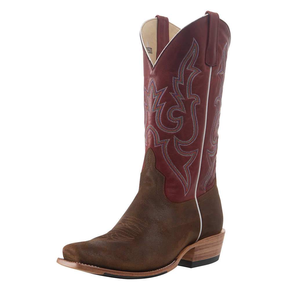 馬上手 Horse Power Top Hand Men`s Waxy Commander Roughout 13in Red Top Cutter