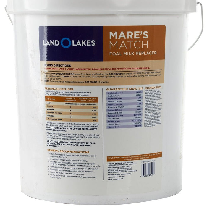 Purina Animal Nutrition Mare's Match Foal Milk Replacer