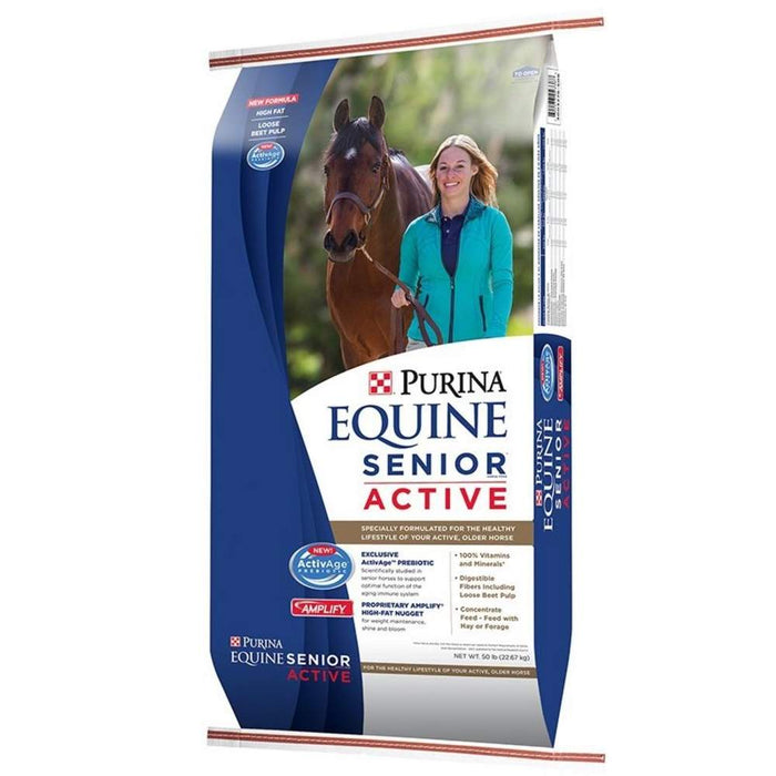 Equine Senior Active 50lb Textured